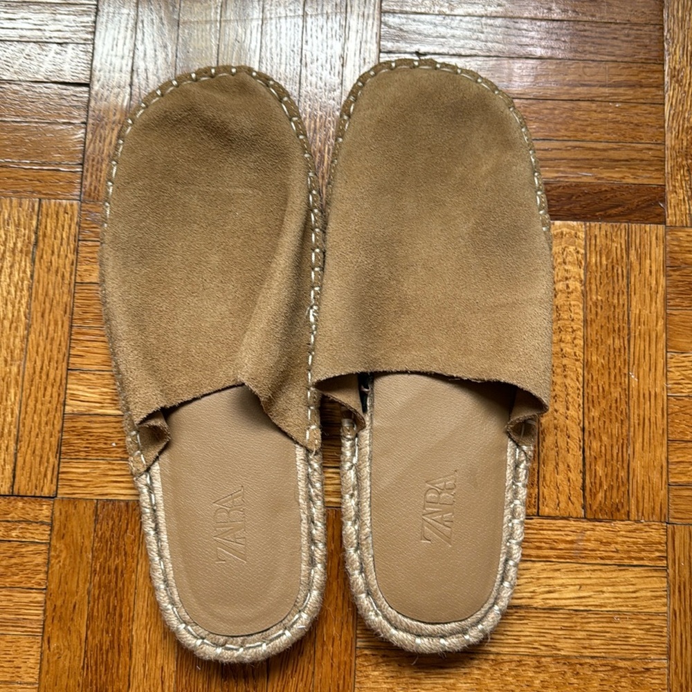 LEATHER ESPADRILLES
